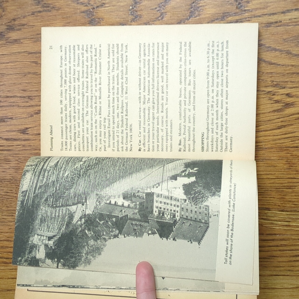 Vintage West Germany A Simon & Schuster Travel Guide Paperback Book Nonfiction - Picture 8 of 16